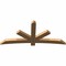Ekena Millwork Alberta Smooth Timber Gable Bracket, Western Red Cedar, 84"W x 38"H x 3 1/2"D x 5 1/2"F, 11/12 Pitch GBW084X38X0406ALB00SWR - alternate 5